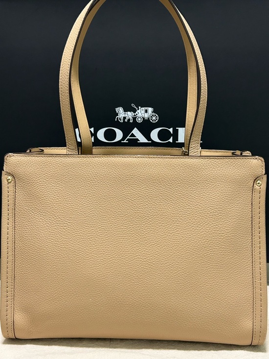COACH Swagger 30 Polished Pebble Leather Tote Bag - Picture 3 of 10